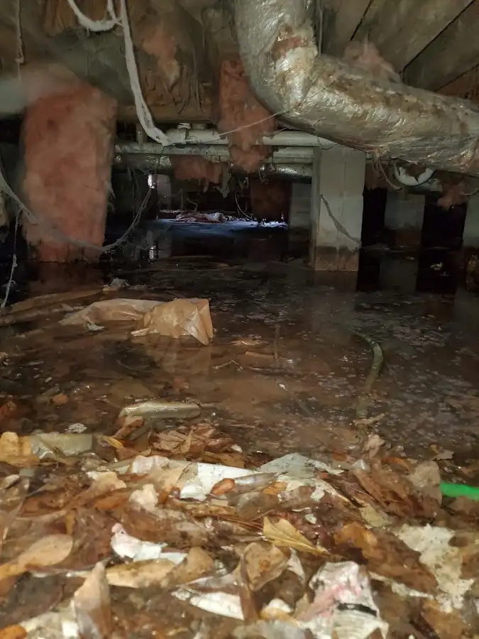 Crawl space flood assessment for Commercial Water Damage Restoration in Poinciana
